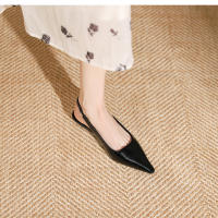 Nuevos zapatos adelgazantes de tacón bajo y poco profundos para mujer, zapatos planos - details 8