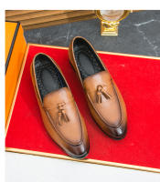 Zapatos casuales de negocios de moda británica, zapatos de hombre versátiles, zapatos de cuero de moda. - details 14