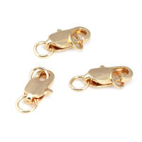 6 uds. De latón de Color dorado de 18K con cierres circulares de langosta, cierres para collares, pulseras, suministros para fabricación de joyas, accesorios Diy - details 20