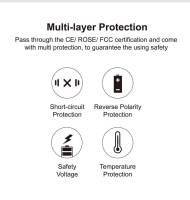Cargador de Batería Universal Nextorch DC10 para Linternas Protección contra Cortocircuitos y Polaridad Inversa Seguridad Voltaje Adecuado para 10440/14500/16340/18350/18650/22650/25500/26650 Etc - details 8