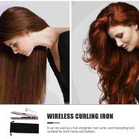 Plancha rizadora para cabello, herramientas inalámbricas, alisador multifuncional, rulos, rizador de pelo inalámbrico para viajes - details 5