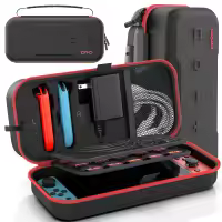 -Bolsa de almacenamiento grande para Nintendo Switch, estuche protector de transporte portátil, antiarañazos, impermeable, EVA, bolsa de viaje - details 0