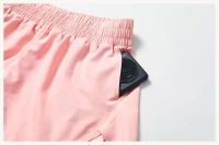 Yoga mujeres Fiess correr ciclismo transpirable deportes cintura alta entrenamiento gimnasio pantalones cortos bolsillo falso dos piezas - details 18