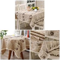 Mantel de Comedor de Encaje de Lino Estampado de Torre de Comedor Decoración del Hogar con Estilo - details 2