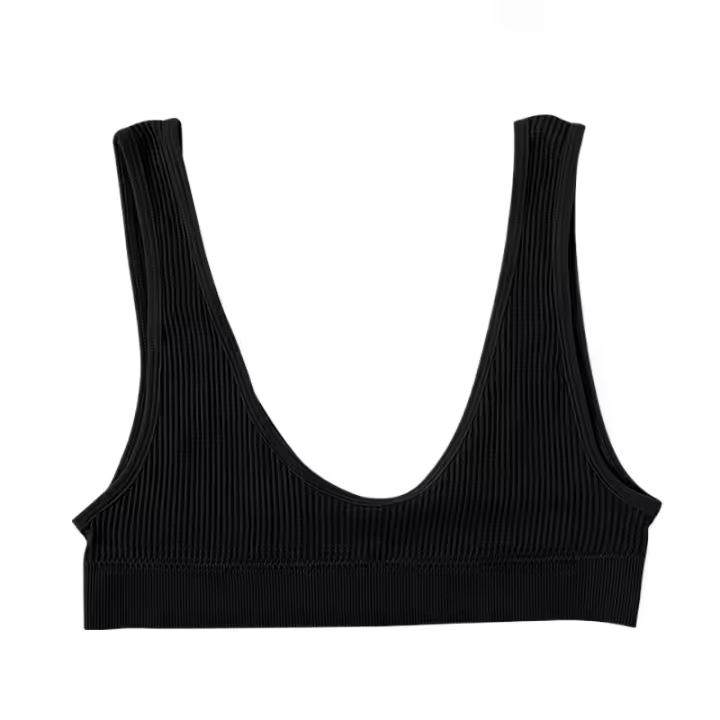 Sujetador deportivo sin costuras para mujer, ropa interior Sexy sin aros, Bralette de inmersión, lencería cómoda, pechos pequeños - 1