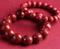 Pulsera de Cinnabar Real Protección de la Suerte y el Hacer Invierno Hecha de 8 Años y Más - details 6