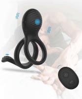 Leten-Anillo vibrador inalámbrico, anillos vibradores retardantes de eyaculación, Juguetes sexuales con Control remoto para hombres y parejas - details 0