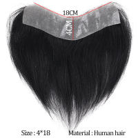 SHANGKE-tupés sintéticos para la frente, peluquín corto y recto estilo V, extensión de cabello, flequillo de cabello Natural 100% - details 14