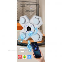 Máquina de Boxeo Musical Máquina de Boxeo Electrónica Portátil con Soporte de Pared y Bluetooth para Boxeo con Guantes - details 5
