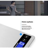 Báscula de Cocina Eléctrica Precisa Recargable por USB Acero Inoxidable Resistente al Agua con Pantalla LCD Ideal para Hacer Dieta, Cocinar, Hornear - details 10