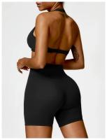 Mujeres Sexy belleza espalda gimnasio correr Push Up Yoga deportes sujetadores transpirable envuelto Yoga deportes sujetadores copa triangular ropa interior femenina - details 25