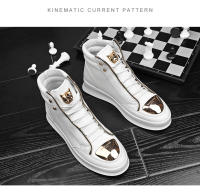 Zapatillas altas de marca para hombre, zapatos deportivos con plataforma de leopardo, zapatos de entrenamientos deportivos, zapatos de Skate informales, zapatos deportivos de tenis a la moda para niños - details 18