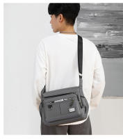 Bolso de hombro de gran capacidad impermeable resistente al desgaste mochila multibolsillo de negocios de ocio Oxford spinning bolsa de mensajero de los hombres - details 21