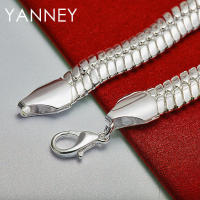 Pulsera de plata para hombres y mujeres, cadena de serpiente de 8 pulgadas y 10 mm, regalo de joyería - details 4