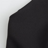 OUWU Tops de Diamantes de Imitación para Mujer Corte Cremallera en Blanco y Negro Sin Mangas - details 7