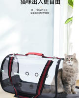 Nueva bolsa transparente para salidas de gatos, bolsa para mascotas, bolsa portátil para salidas, bolsa de hombro para mascotas. - details 3