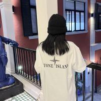 Tendencias de moda 2025, camisetas casuales de manga corta de primera calidad, camisetas de hombre de alta calidad, tops bordados de verano de Stone Island - details 3