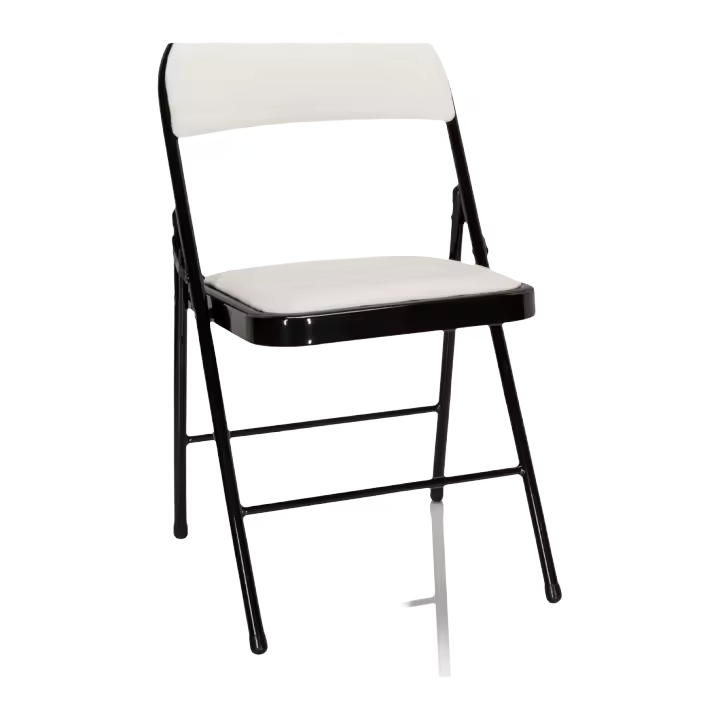 Silla Plegable de Metal TUDELA Silla de Conference Soporte hasta 130kg - 1
