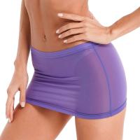 Minifalda BO elástica de tubo transparente para mujer, transparente, con lazo en la cadera, sexy, adecuada para discotecas - details 22