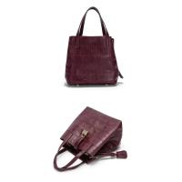 CHHC bolso de mano de las mujeres de la moda de lujo bolsa de cubo de gran capacidad elemento de la letra en relieve bolsa de la compra de las mujeres - details 15