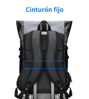Mochila informal con tapa para hombre, mochila de gran capacidad, puede sostener baloncesto, con separación húmeda y seca - details 8