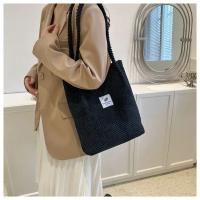 Bolsa de hombro de arte para mujeres _ bolsa de lona necube _ bolsa de pan casual - details 15