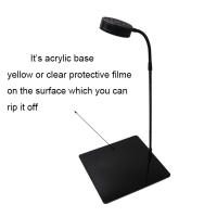 Lámpara LED de escritorio para acuario, luz con tablero acrílico, 3W, 5W, 7W, para Nano tanque, Betta, pecera, planta suculenta en maceta, 6000K, blanco frío - details 2