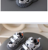 Estudiantes masculinos y femeninos primavera y otoño nueva malla de suela suave zapatos deportivos para niños medianos y pequeños zapatos de papá de suela suave antideslizante resistente a la suciedad - details 8