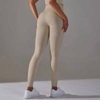 Mujeres sin costuras, leggings deportivos de cintura alta para entrenamiento, correr, fitness, gimnasio, fruncido en el trasero, ropa deportiva - details 25