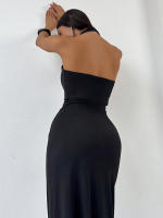 Vestido largo y delgado sin mangas para mujeres - details 7