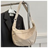 Bolso cruzado Hobos de Color sólido a la moda, bolso de hombro informal de alta capacidad, bolso de viaje ligero Simple para ir al trabajo - details 18