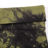 Chrleisure - Pantalones de yoga teñidos anudados para mujer, body deportivo sin costuras, cintura alta, levantamiento de cadera, entrenamiento, ropa deportiva elástica - details 3