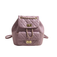 Nuevo Bolso De Estudiante Elegante Y Sencillo, Bandolera Multifunción De Alta Gama, Mochilas De Mujer Con Cadena De Diamantes - details 3