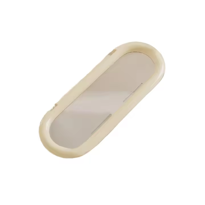 Estante de respiración para baño, estante para colgar en la pared con ventosa, sin perforaciones, para artículos de tocador y cosméticos - 1