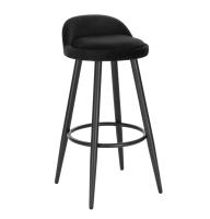 Taburete de Terciopelo Silla de Barra de Cocina con Resalto Mueble de Barra de Alta Comodidad - details 7