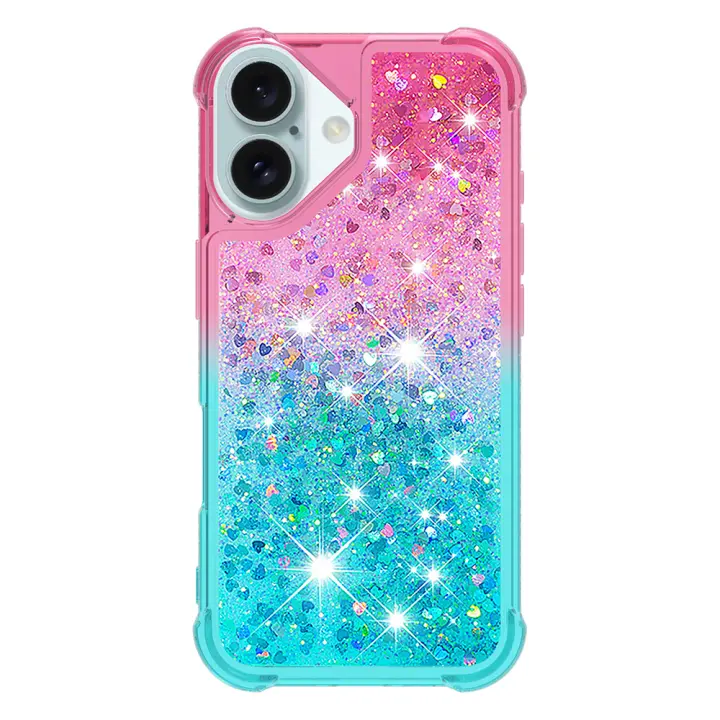 Funda protectora de TPU para Samsung Galaxy, carcasa brillante, líquido móvil, flotante, brillante, A06, A14, A15, A16, A24, A25, A34, A35, A54, A55 - 1