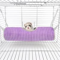 Hamaca colgante para mascotas, túnel oculto y Bunkbed, jaula, accesorios para jugar y dormir - details 1