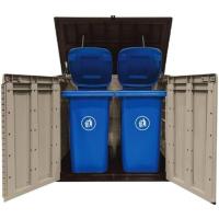 Cobertizo de jardín Exterior, Capacidad 880L, Color Topo/Beige, 132 x 71,5 x 113,5 cm - details 26
