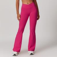 Pantalones de Yoga de Cintura Alta para Mujeres Ajuste Ajustado, Levantamiento de Cadera, Estilo Plumedo Ideal para Yoga y Fitness Material de Nylon - details 1