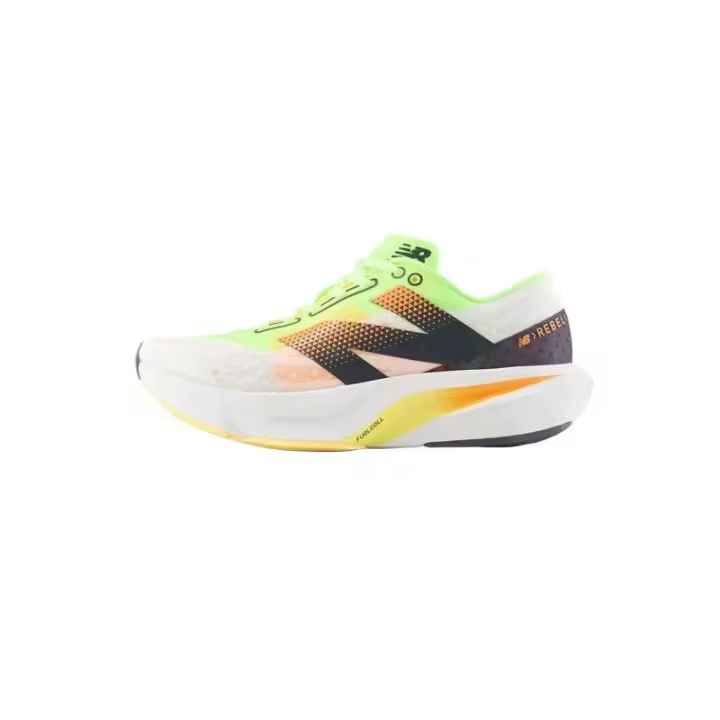 Oficial Leten NB FuelCell Rebel V4 blanco azul/verde oscuro hombres mujeres zapatillas para correr - 1