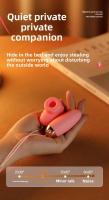 Doble vibración huevos control de la aplicación de silicona succión clitoris estimulación vibrador juguetes sexuales para las mujeres masturbación masajero - details 14