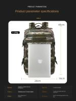 Mochila táctica de caza Molle, bolsa impermeable al aire libre para senderismo, Camping y caza - details 11