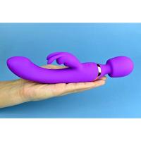 Leten-vibrador de 10 modos para mujer, consolador vaginal, masturbación femenina 3 en 1, vibradores de punto G de conejo, palo de masaje de clítoris potente, Juguetes sexuales para - details 9
