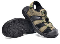 Sandalias de cuero de verano para hombre, zapatos de playa transpirables, cómodas sandalias suaves para caminar y senderismo, sandalias atléticas antideslizantes para exteriores - details 18