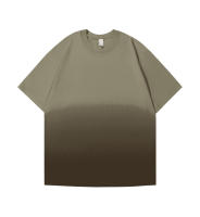 Gradual holgado cuello redondo camiseta marca de moda camiseta de manga corta de verano - details 3