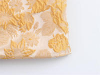 OUWU- Top Corto De Jacquard Con Decoración Floral Tridimensional De Temperamento Minimalista De Estilo Francés Para Mujer - details 7