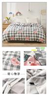 Juego de Ropa de Cama de Lujo con Funda de Edredón de Dibujos Animados Lindos para el Hogar Doble Set de Tela para Cama - details 18