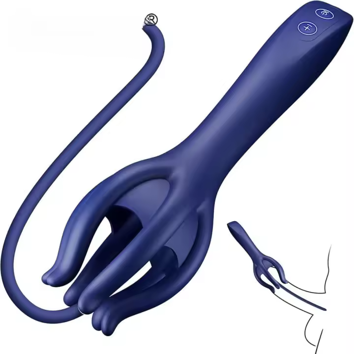 Leten Masajeador Vibrador Entrenador de Glándulos con Palo de Ojo de Caballo - 1