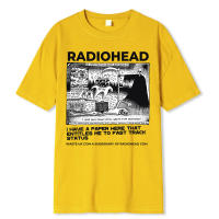 Radiohead - Camiseta Retro Clásica para Hombre, Estilo Hip Hop, Tour de Rock Norteamericano, 100% Algodón, Talla Grande - details 12