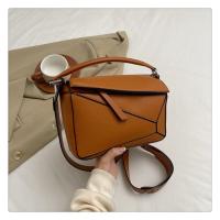 Bolso de mano con patrón de lichi, bandolera de hombro, gran capacidad, geométrico, rompecabezas francés, nuevo - details 3